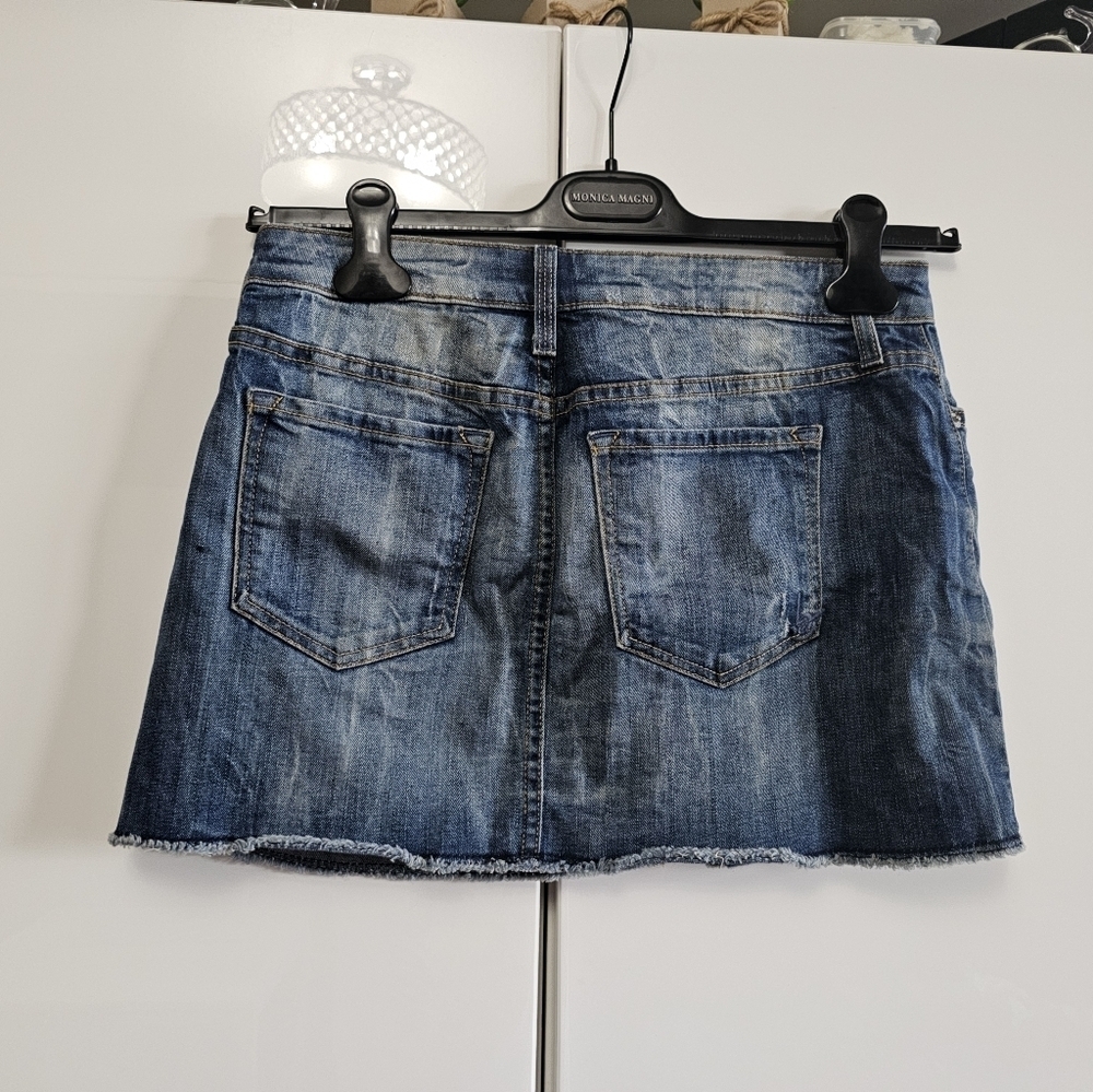 Bebe Jean Micro Mini - Picture 8 of 10
